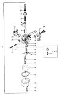Part Location Diagram of 61920200200 Tanaka Throttle Spring Receiver