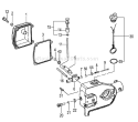 Page F Diagram and Parts List for TBC-SF  Tanaka Trimmer
