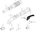 Page G Diagram and Parts List for TBL-4600  Tanaka Leaf Blower / Vacuum
