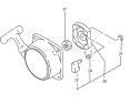 Page M Diagram and Parts List for TBL-4610  Tanaka Leaf Blower / Vacuum