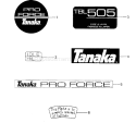 Page B Diagram and Parts List for TBL-505  Tanaka Leaf Blower / Vacuum