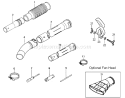 Page H Diagram and Parts List for TBL-505  Tanaka Leaf Blower / Vacuum