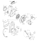Page E Diagram and Parts List for TBL-7800  Tanaka Leaf Blower / Vacuum