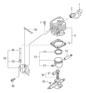 Page E Diagram and Parts List for TC-2300  Tanaka Engine