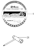 Page D Diagram and Parts List for TC-2501  Tanaka Engine