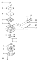 Page B Diagram and Parts List for TC-47R  Tanaka Engine