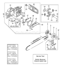 Page L Diagram and Parts List for TCS-3401S  Tanaka Chainsaw
