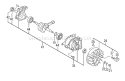 Page E Diagram and Parts List for TCS-3401S  Tanaka Chainsaw