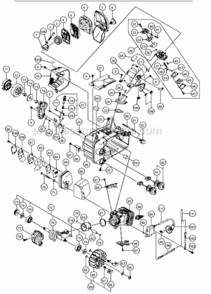 Page A Diagram and Parts List for TCS33EDTP  Tanaka Chainsaw