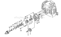 Page F Diagram and Parts List for TED-210C U205952-U268935 Tanaka Gas Engine Drill