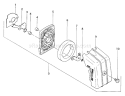Page A Diagram and Parts List for TED-260  Tanaka Gas Engine Drill