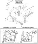 Page M Diagram and Parts List for TED-262DH  Tanaka Gas Engine Drill