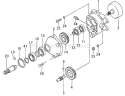 Page H Diagram and Parts List for TED-262HS  Tanaka Gas Engine Drill
