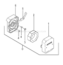 Page A Diagram and Parts List for TED-262R Z227501 Tanaka Gas Engine Drill