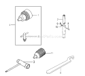 Page C Diagram and Parts List for TED-262R Z227501 Tanaka Gas Engine Drill
