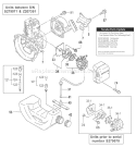 Page J Diagram and Parts List for TED-262  Tanaka Gas Engine Drill