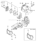 Page N Diagram and Parts List for TED-262  Tanaka Gas Engine Drill