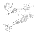 Engine-2 Diagram and Parts List for TED-270PFDH  Tanaka Gas Engine Drill