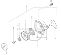Page E Diagram and Parts List for TED-270PFR  Tanaka Gas Engine Drill
