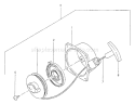 Page F Diagram and Parts List for THB-2500  Tanaka Leaf Blower / Vacuum