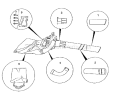 Page H Diagram and Parts List for THB-2510  Tanaka Leaf Blower / Vacuum
