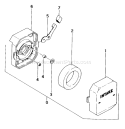 Page A Diagram and Parts List for THB-300  Tanaka Leaf Blower / Vacuum