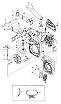 Page B Diagram and Parts List for THB-300  Tanaka Leaf Blower / Vacuum