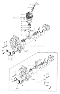 Page D Diagram and Parts List for THB-300  Tanaka Leaf Blower / Vacuum