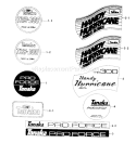 Page F Diagram and Parts List for THB-300  Tanaka Leaf Blower / Vacuum