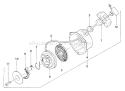 Page G Diagram and Parts List for THT-162  Tanaka Hedge Trimmer