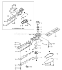 Page E Diagram and Parts List for THT-2100  Tanaka Hedge Trimmer