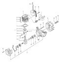 Page B Diagram and Parts List for THT-240  Tanaka Hedge Trimmer