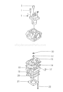 Page A Diagram and Parts List for THT-2510  Tanaka Hedge Trimmer