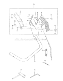 Page E Diagram and Parts List for THT-2510  Tanaka Hedge Trimmer