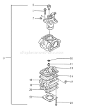 Page A Diagram and Parts List for THT-2530  Tanaka Hedge Trimmer