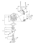 Page G Diagram and Parts List for THT-2540  Tanaka Hedge Trimmer