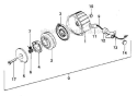 Recoil Starter Diagram and Parts List for TIA-302  Tanaka Auger
