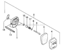 Air Cleaner Diagram and Parts List for TIA-302  Tanaka Auger