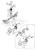 Engine Diagram and Parts List for TIA-305  Tanaka Auger