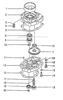 Page J Diagram and Parts List for TIA-340  Tanaka Auger
