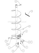 Decals And Tools Diagram and Parts List for TIA-340  Tanaka Auger