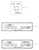 Page H Diagram and Parts List for TLE-500  Tanaka Edger