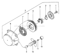 Part Location Diagram of 6693323 Tanaka Starter Pawl
