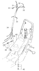 Page K Diagram and Parts List for TLE-550  Tanaka Edger
