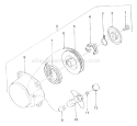 Page R Diagram and Parts List for TLE-550  Tanaka Edger