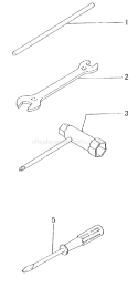 Page T Diagram and Parts List for TLE-550  Tanaka Edger
