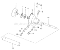 Page D Diagram and Parts List for TLE-550  Tanaka Edger
