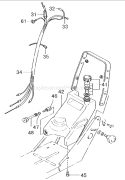 Page L Diagram and Parts List for TLE-600  Tanaka Edger
