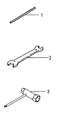 Page R Diagram and Parts List for TLE-600  Tanaka Edger