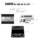 Page H Diagram and Parts List for TLE-600  Tanaka Edger